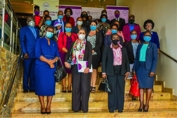 SGBV stakeholders at a recent event in Kampala (PHOTO: JLOS)